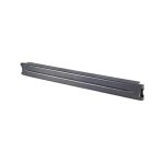 1U 19″ Black Modular Blanking Panel